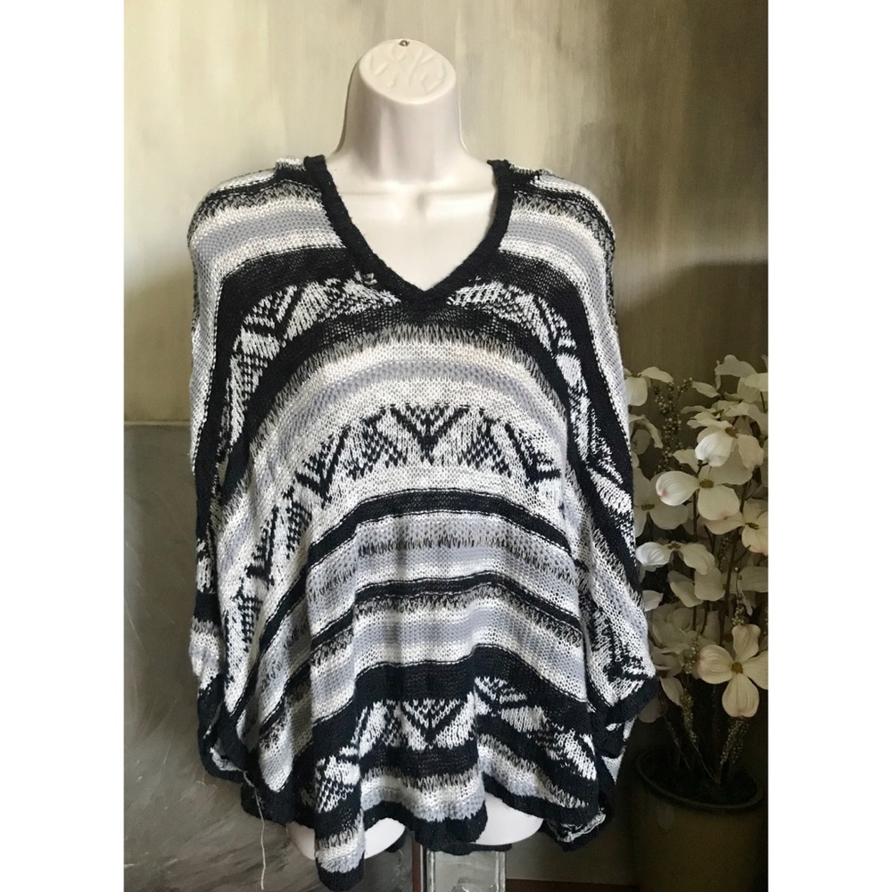 Adorable knit poncho